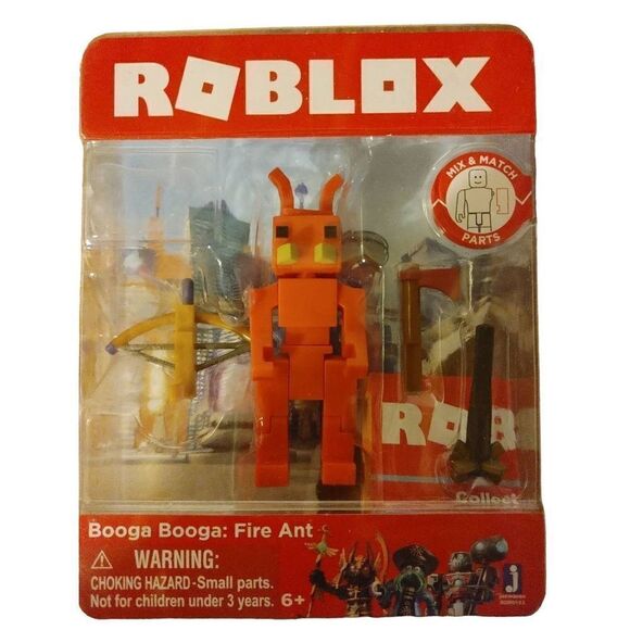 Roblox Booga Booga Fire Ant Action Figure Toy with three accessory parts - Picture 2 of 6
